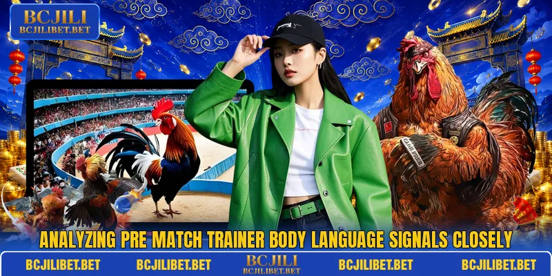 Analyzing pre match trainer body language signals closely