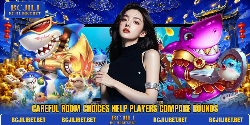 Careful room choices help players compare rounds Careful room choices help players compare rounds