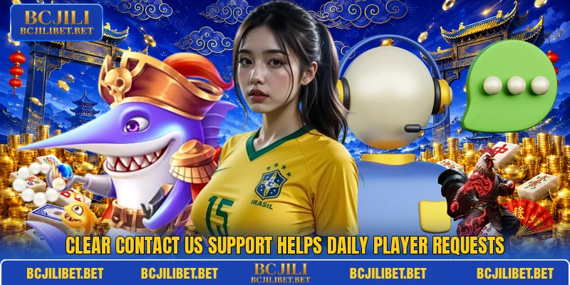 Clear contact us support helps daily player requests
