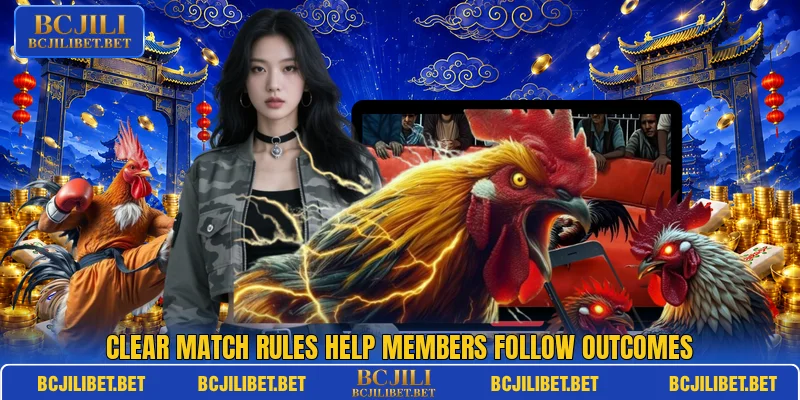 Clear match rules help members follow outcomes