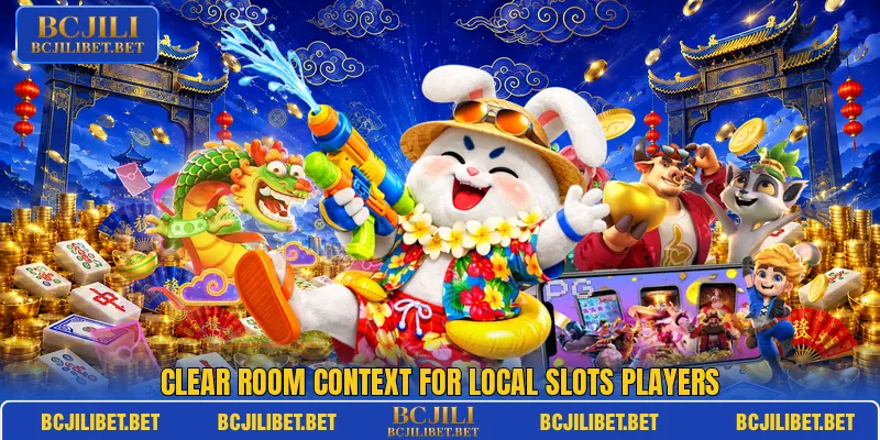 Clear room context for local slots players