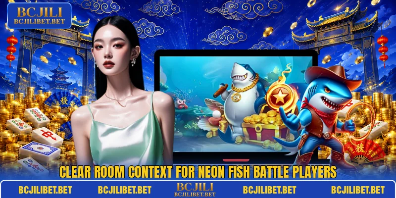 Clear room context for Neon Fish Battle players Clear room context for Neon Fish Battle players