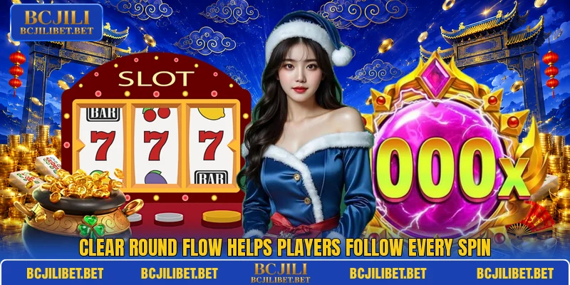 Clear round flow helps players follow every spin