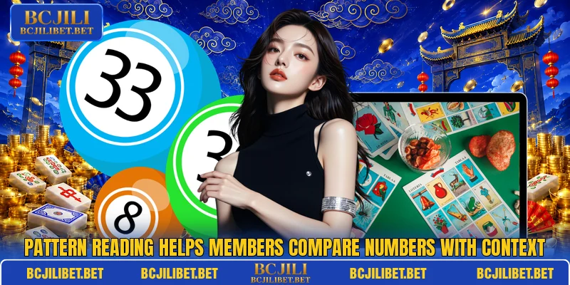 Pattern reading helps members compare numbers with context