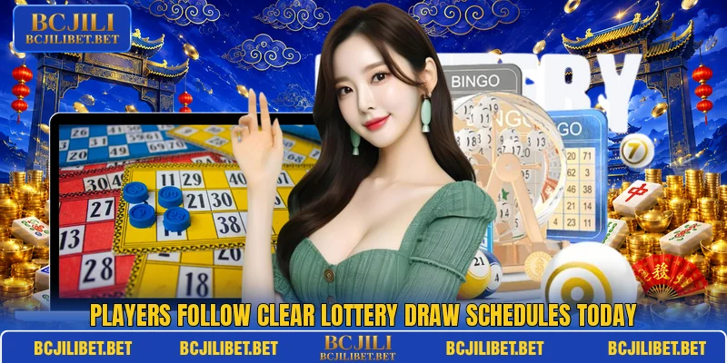 Players follow clear lottery draw schedules today