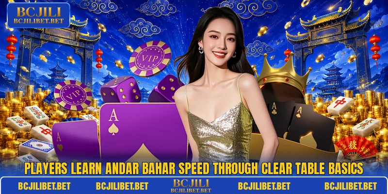 Players learn Andar Bahar Speed through clear table basics