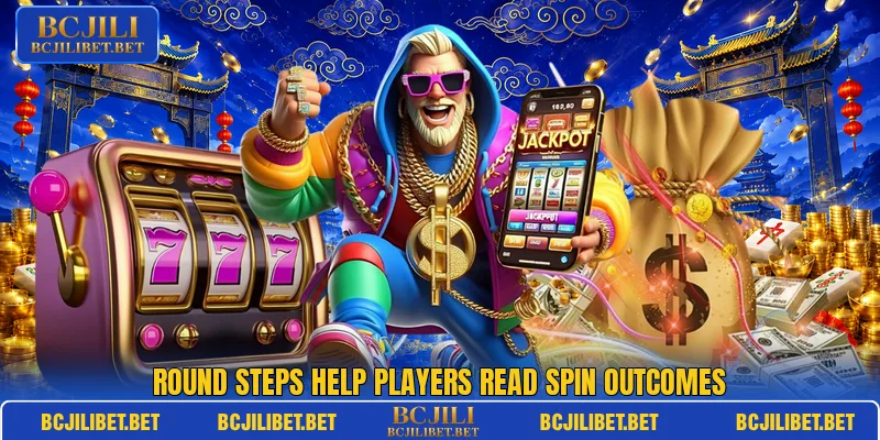 Round steps help players read spin outcomes